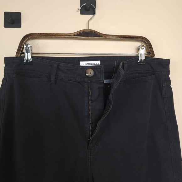 Loft High Waist Wide Leg in Black Size 31 - Picture 7 of 11